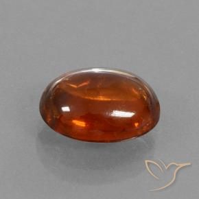Spessartite Garnet Gemstone in 11 x 9 mm (calibrated) Size for Sale, Spessartite Garnet Stone in Reddish Orange Color