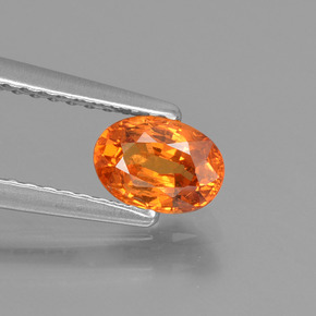 0.8ct Oval Facet Orange Spessartite Garnet for sale thumb image of 0.8ct Oval Facet Orange Spessartite Garnet (ID: 425768)