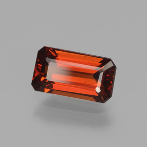 1.26 ct Orange Spessartite Garnet Stone, Natural Spessartite Garnet in Octagon Facet Shape for Sale