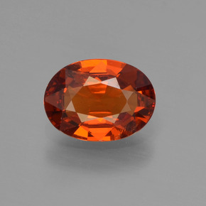 0.8ct Oval Facet Orange Spessartite Garnet Gem for sale 0.8ct Oval Facet Orange Spessartite Garnet Gem (ID: 440105)