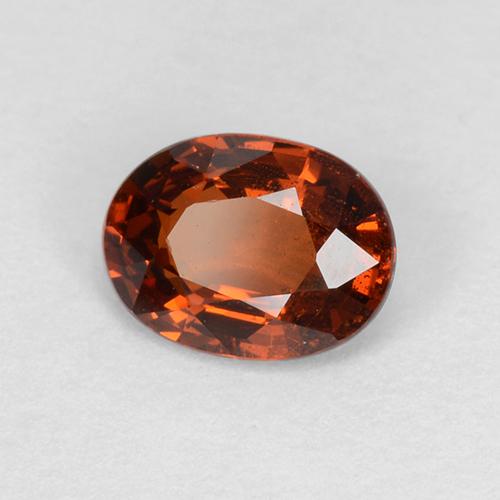 1.02 ct Orange Spessartite Garnet Stone, Natural Spessartite Garnet in Oval Facet Shape for Sale