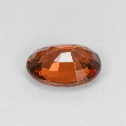 Spessartite Garnet Gemstone in 6.8 x 5.1 mm Size for Sale, Spessartite Garnet Stone in Dark Orange Color