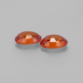 Spessartite Garnet Gemstone in 6.1 x 4.2 mm Size for Sale, Spessartite Garnet Stone in Orange Color