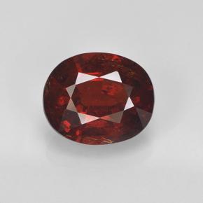 4ct Oval Facet Red Orange Spessartite Garnet Gem for sale 4ct Oval Facet Red Orange Spessartite Garnet Gem (ID: 450282)