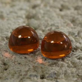 1.3ct Round Cabochon Orange Spessartite Garnet Gem for sale 1.3ct Round Cabochon Orange Spessartite Garnet Gem (ID: 469404)