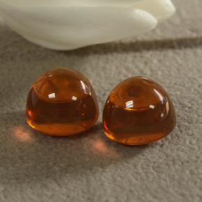 1.1ct Round Cabochon Orange Spessartite Garnet for sale thumb image of 1.1ct Round Cabochon Orange Spessartite Garnet (ID: 469406)