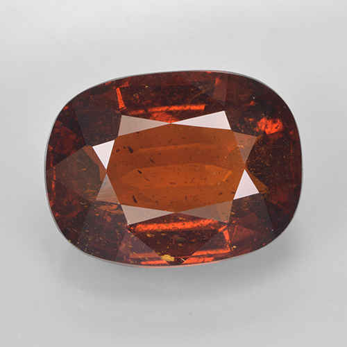 11ct Cushion-Cut Red Orange Spessartite Garnet for sale thumb image of 11ct Cushion-Cut Red Orange Spessartite Garnet (ID: 486942)