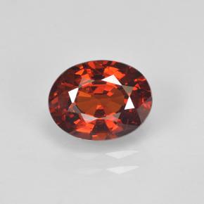 Medium Red Spessartin-Granat Edelstein - 1.8ct Oval facettiert (ID: 487084)
