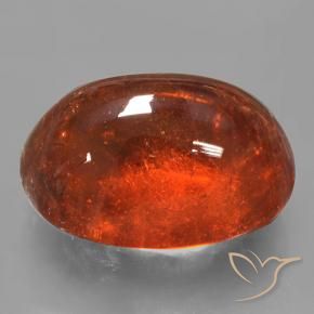 Spessartite Garnet Gemstone in 10 x 13.7 mm Size for Sale, Spessartite Garnet Stone in Fire Orange Color