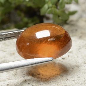 Spessartite Garnet Gemstone in 11 x 8.3 mm Size for Sale, Spessartite Garnet Stone in Deep Orange Color