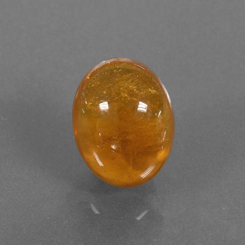 Medium Orange Spessartite Garnet Gem - 3ct Oval Cabochon (ID: 504722)