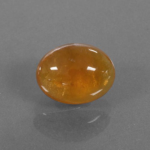 3.03 ct Orange Spessartite Garnet Stone, Natural Spessartite Garnet in Oval Cabochon Shape for Sale