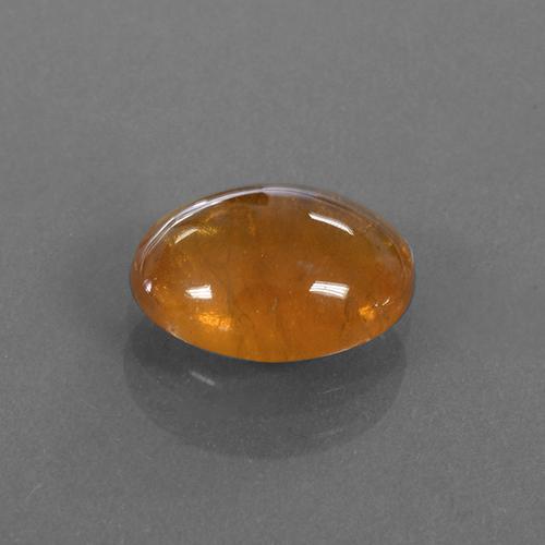 Spessartite Garnet Gemstone in 9.6 x 7.4 mm Size for Sale, Spessartite Garnet Stone in Amber Orange Color