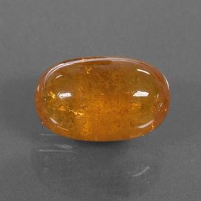 5.31 ct Orange Spessartite Garnet Stone, Natural Spessartite Garnet in Oval Cabochon Shape for Sale