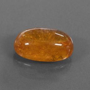 Spessartite Garnet Gemstone in 12 x 7.6 mm Size for Sale, Spessartite Garnet Stone in Amber Orange Color