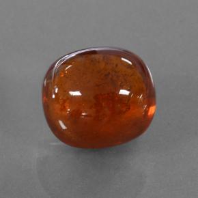 4.09 ct Orange Spessartite Garnet Stone, Natural Spessartite Garnet in Oval Cabochon Shape for Sale