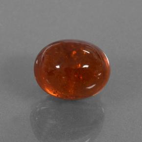 4.16 ct Orange Spessartite Garnet Stone, Natural Spessartite Garnet in Oval Cabochon Shape for Sale