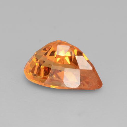Spessartite Garnet Gemstone in 6.3 x 3.6 mm Size for Sale, Spessartite Garnet Stone in Bright Orange Color