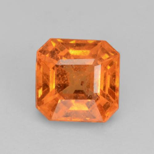 Ámbar naranja Granate Espesartina Gema - 1ct Forma octagonal (ID: 536821)