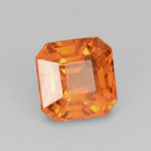 0.95 ct Orange Spessartite Garnet Stone, Natural Spessartite Garnet in Octagon Facet Shape for Sale