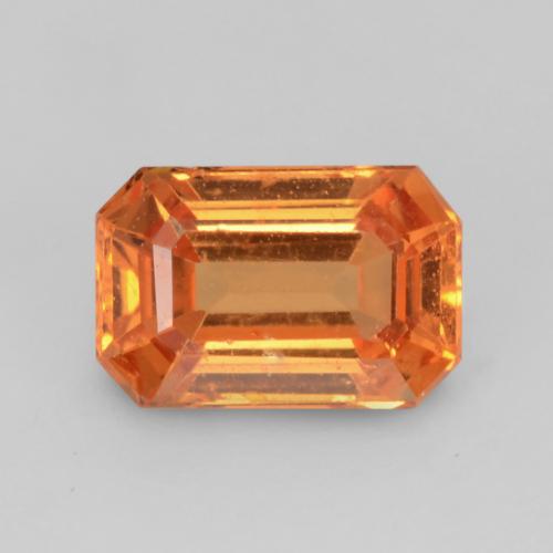 Naranja fuego Granate Espesartina Gema - 0.8ct Forma octagonal (ID: 536825)