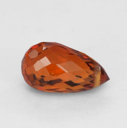 Spessartite Garnet Gemstone in 7 x 3.8 mm Size for Sale, Spessartite Garnet Stone in Medium Red Color
