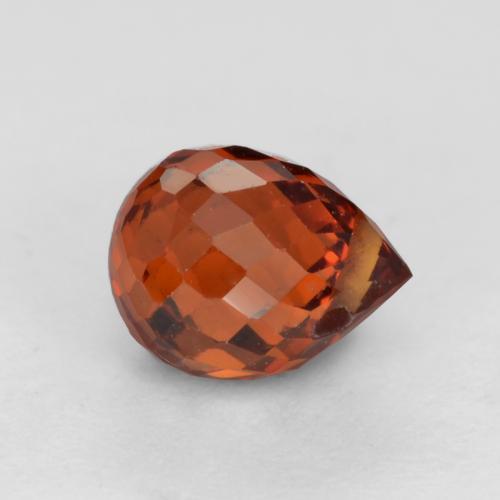 Spessartite Garnet Gemstone in 5.9 x 4.5 mm Size for Sale, Spessartite Garnet Stone in Currant Red Color