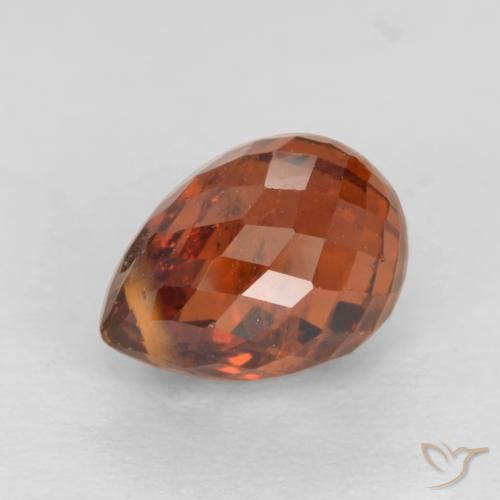 Spessartite Garnet Gemstone in 7 x 5 mm (calibrated) Size for Sale, Spessartite Garnet Stone in Fire Red Color