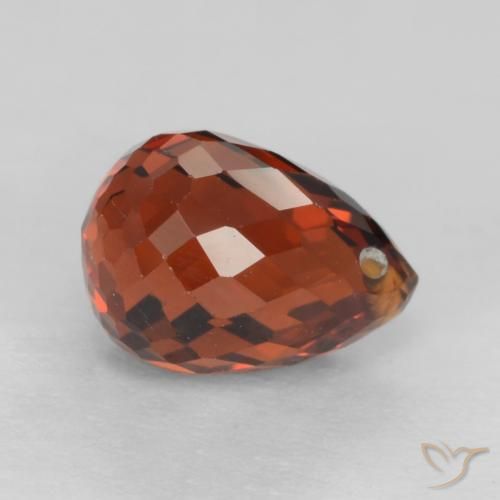 Spessartite Garnet Gemstone in 7 x 5 mm (calibrated) Size for Sale, Spessartite Garnet Stone in Fire Red Color