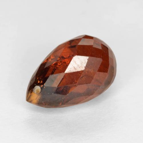 Spessartite Garnet Gemstone in 9.1 x 5.6 mm Size for Sale, Spessartite Garnet Stone in Deep Orange Red Color