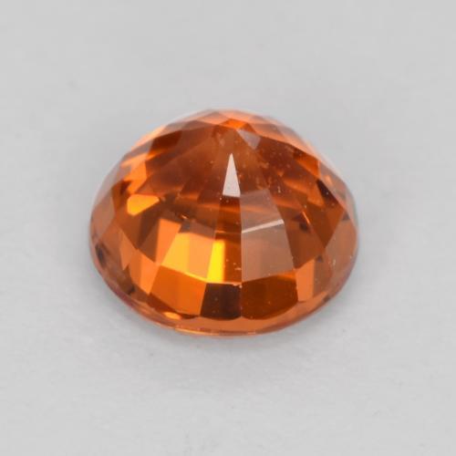 Spessartite Garnet Gemstone in 5.5 mm (calibrated) Size for Sale, Spessartite Garnet Stone in Reddish Orange Color