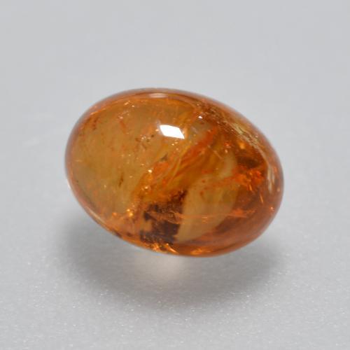 1.88 ct Orange Spessartite Garnet Stone, Natural Spessartite Garnet in Oval Cabochon Shape for Sale