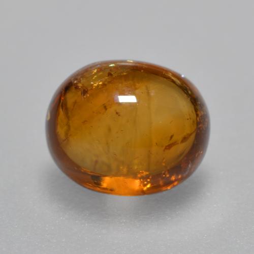 Earth Orange Гранат Спессарит Камень - 1.6ct Овал Кабошон (ID: 561992)