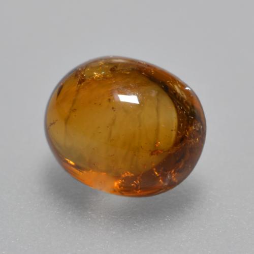 1.62 ct Orange Spessartite Garnet Stone, Natural Spessartite Garnet in Oval Cabochon Shape for Sale