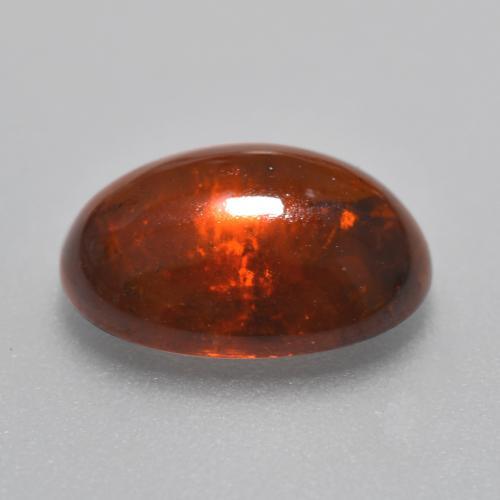 Spessartite Garnet Gemstone in 12.1 x 8.9 mm Size for Sale, Spessartite Garnet Stone in Deep Orange Color