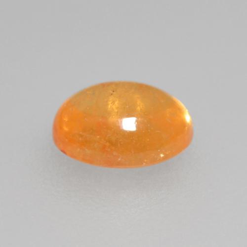 Spessartite Garnet Gemstone in 5.1 x 4 mm Size for Sale, Spessartite Garnet Stone in Honey Orange Color