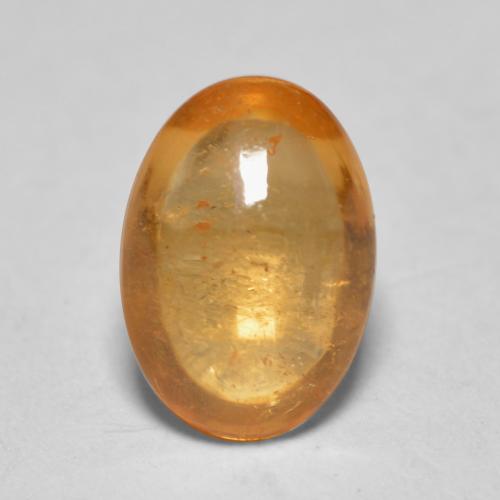 Apricot Orange Гранат Спессарит Камень - 0.8ct Овал Кабошон (ID: 562694)