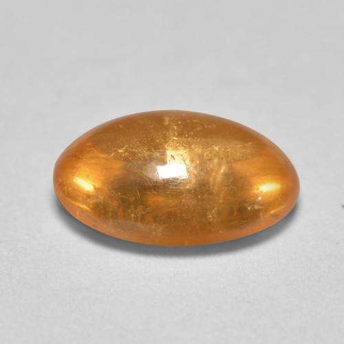 Spessartite Garnet Gemstone in 6.5 x 4.6 mm Size for Sale, Spessartite Garnet Stone in Apricot Orange Color