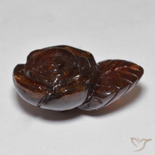 Spessartite Garnet Gemstone in 21.3 x 14.7 mm Size for Sale, Spessartite Garnet Stone in Dark Orange Color