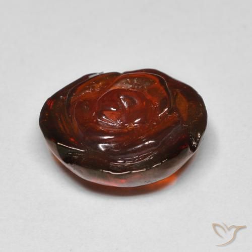 Spessartite Garnet Gemstone in 13.4 x 12.8 mm Size for Sale, Spessartite Garnet Stone in Fire Orange Color
