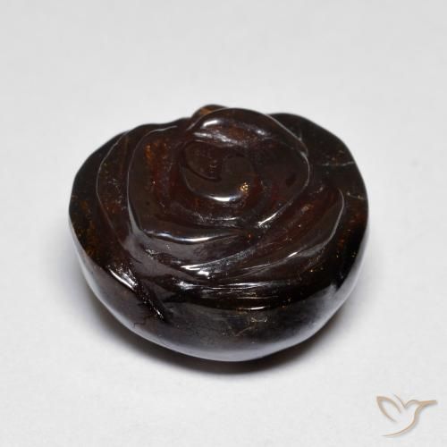 Spessartite Garnet Gemstone in 12.8 x 11.9 mm Size for Sale, Spessartite Garnet Stone in Pecan Brown Color