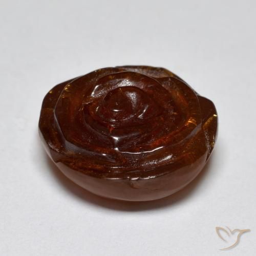 Spessartite Garnet Gemstone in 14 x 14 mm (calibrated) Size for Sale, Spessartite Garnet Stone in Reddish Brown Color