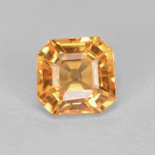 Tiger Orange Spessartite Garnet Gem - 0.6ct Octagon Step Cut (ID: 596032)
