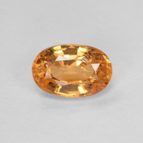 Naranja claro Granate Espesartina Gema - 0.7ct Forma ovalada (ID: 596433)