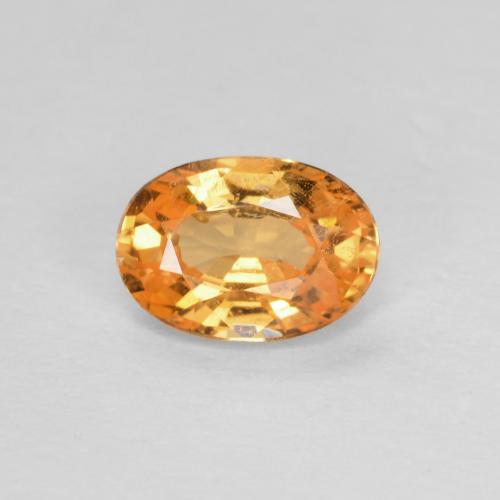Naranja medio Granate Espesartina Gema - 0.5ct Forma ovalada (ID: 596434)