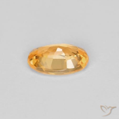 Spessartite Garnet Gemstone in 5.5 x 3.8 mm Size for Sale, Spessartite Garnet Stone in Bright Orange Color