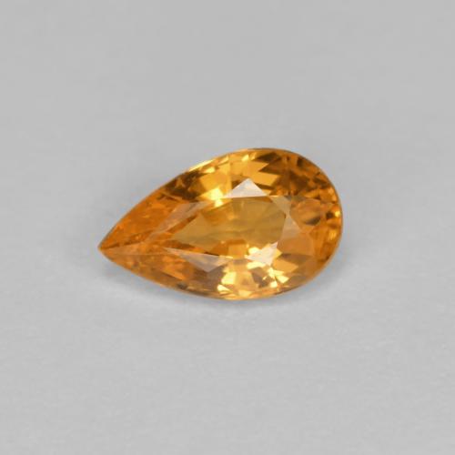 Grenat Spessartite Poire en damier des États-Unis 0,47 ct, dimension 6 x 3,6mm, pureté vvs-vs, pierre gemme naturelle Non traité, 1 pièce Grenat Spessartite de couleur Abricot orange, dureté Mohs de 6.5 à 7.5 convient aux bijoux de tous les jours, pierre de sagesse, Photo A