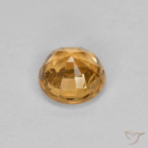 Spessartite Garnet Gemstone in 4.5 mm (calibrated) Size for Sale, Spessartite Garnet Stone in Medium Orange Color