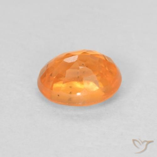 Spessartite Garnet Gemstone in 5 x 4 mm (calibrated) Size for Sale, Spessartite Garnet Stone in Bright Orange Color