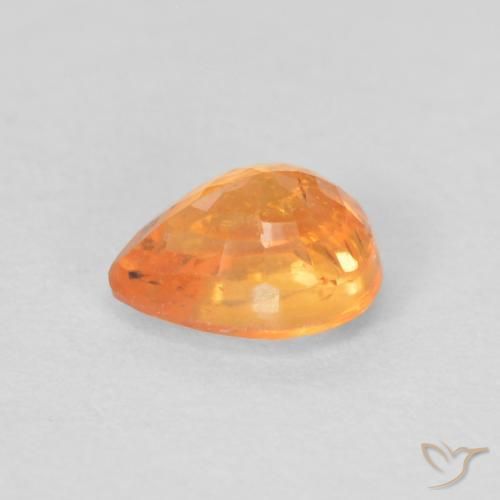 Spessartite Garnet Gemstone in 5 x 4 mm (calibrated) Size for Sale, Spessartite Garnet Stone in Intense Orange Color